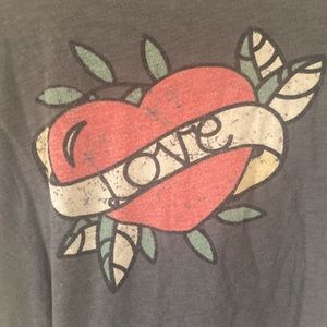 Love tattoo t-shirt. Size small.